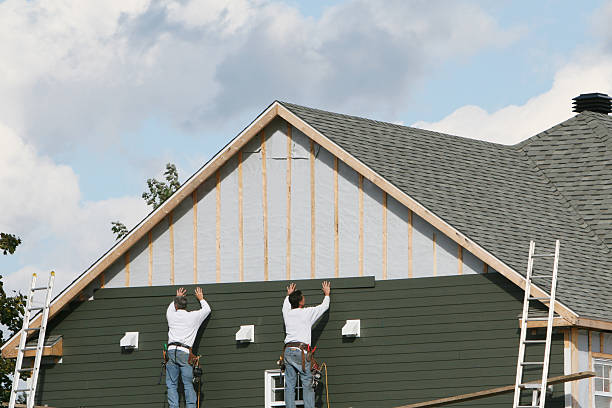 Professional Emergency Siding Repair technician working in Spindale, NC